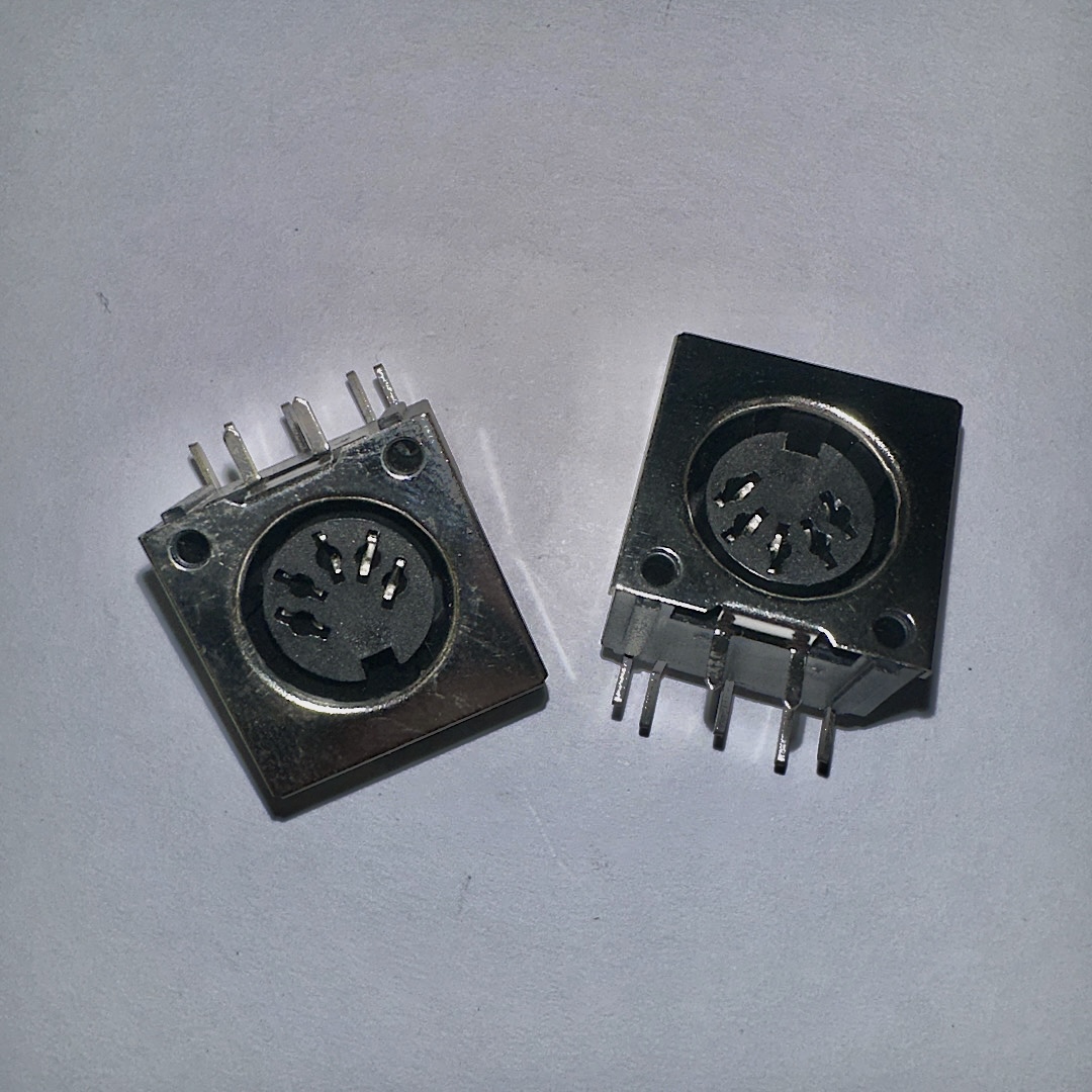کانکتور PS2 CONNECTOR  R/A 5PIN BIG METAL COVER / TAIWAN